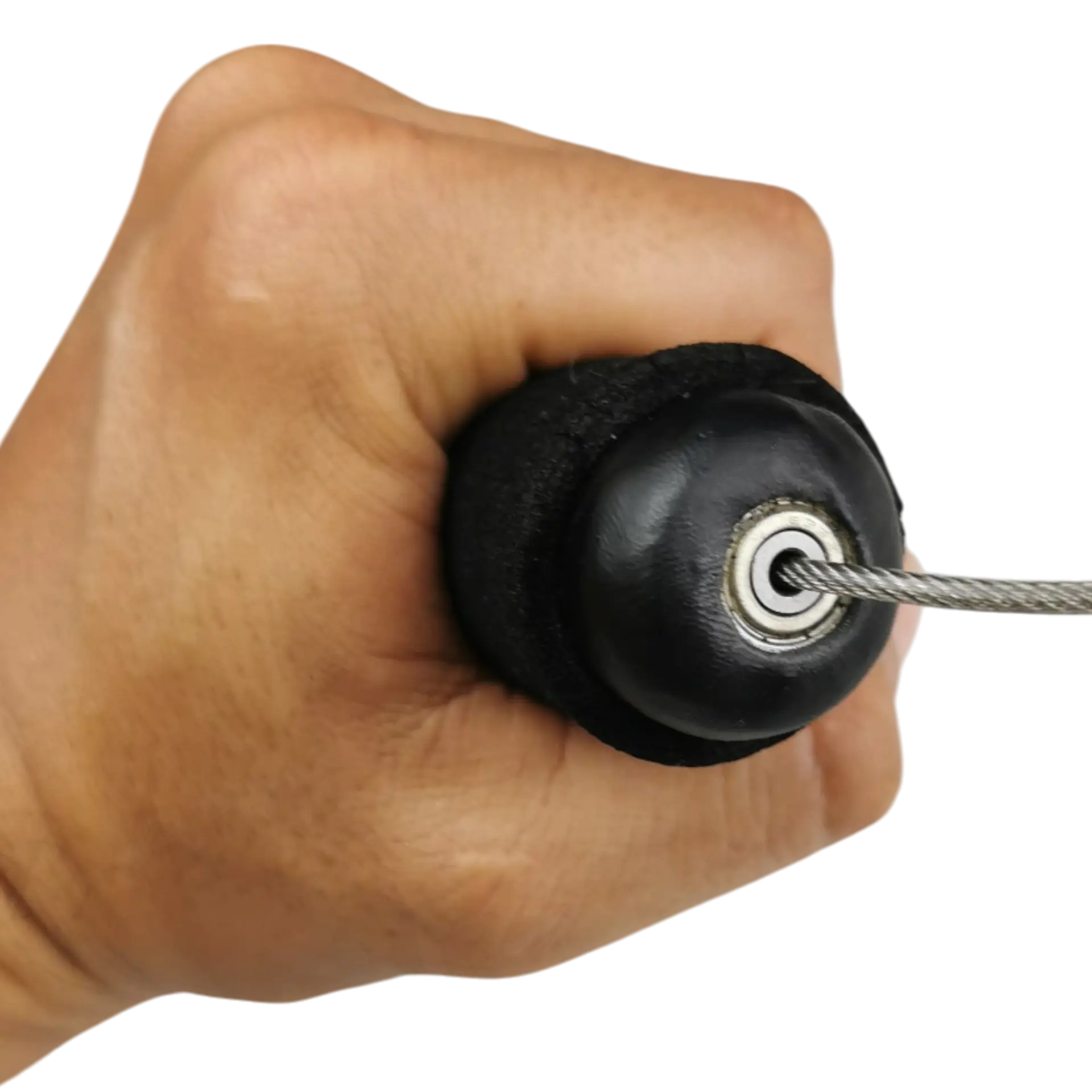 Weighted Jump Rope – Aldo Femat Front close-up, color general.